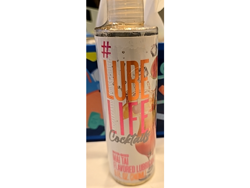 Lube Life Water-Based Lubricant, Mai Tai, 8 fl oz/240 mL