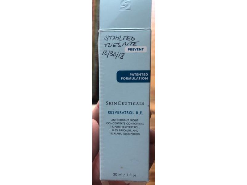 Skinceuticals Resveratrol Be Antioxidant Night Concentrate Serum, 1 fl oz/30 mL
