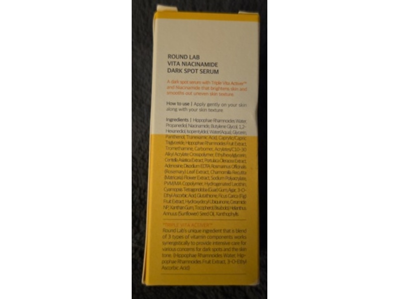 Round Lab Vita Niacinamide Dark Spot Serum, 1.01 fl oz/30 mL