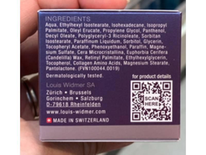 Louis Widmer Intensief Anti-Ageing Eye Contour Cream, 30 mL