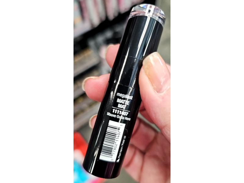 Wet N Wild Megalast Matte Lip Color, Mauve Outta Here, 0.11 oz/3.3 g