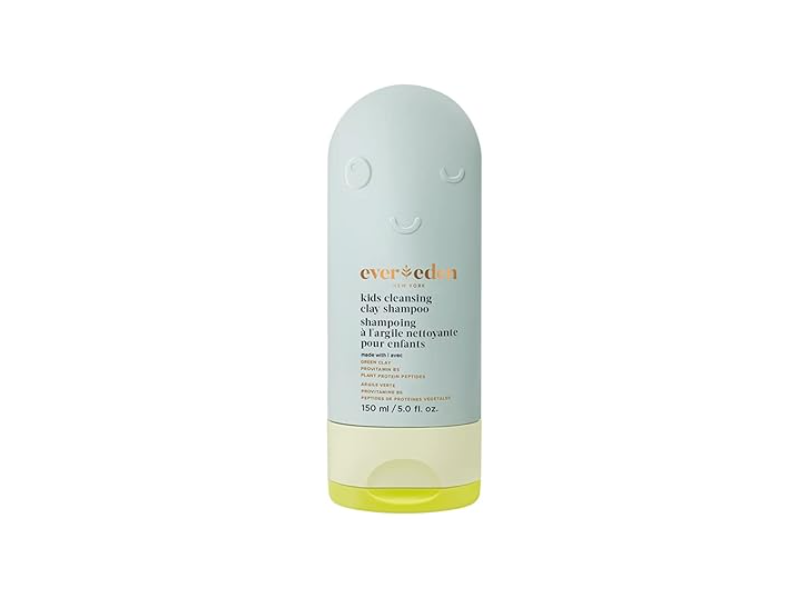Evereden Kids Cleansing Clay Shampoo, Green Clay, Pro Vitamin B5 & Peptides, 5.0 fl oz/150 mL