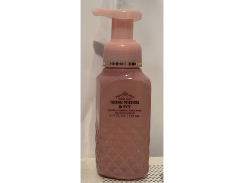 White Barn Gentle Foaming Hand Soap, Rose Water & Ivy, 8.75 fl oz/259 mL
