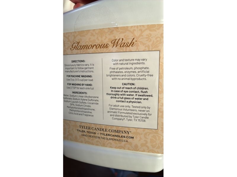 Tyler Candle Company Glamourous Wash Fine Laundry Detergent, Kathina, 907 g