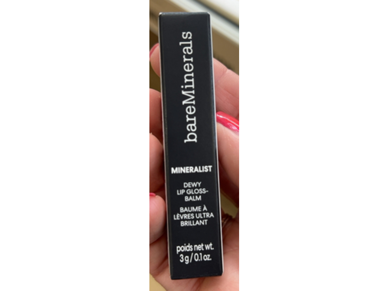 bareMinerals Mineralist Dewy Lip Gloss-Balm, Soul, 0.1 oz/3 g