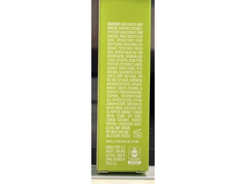 Well People Poutlove Peptide Lip Balm, Dragonfruit, 0.35 oz/10 g