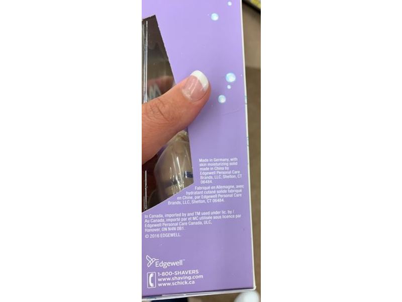 Schick Intuition Pure Nourishment Razor, Coconut Milk & Almond Oil, 0.35 oz/10 g, 2 Count