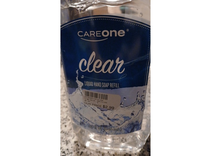 Careone Liquid Hand Soap Refill, Clear, 32 fl oz/946 mL