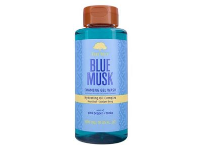 Tree Hut Foaming Gel Body Wash, Blue Musk, 18 fl oz/532 mL