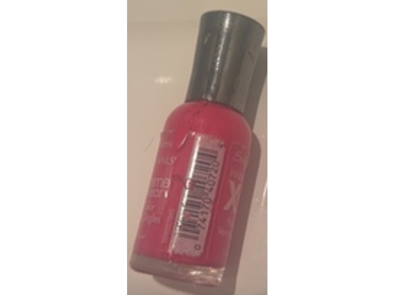 Sally Hansen Hard As Nails Xtreme Wear Nail Color, Fuchsia Power, 0.4 fl oz/11.8 mL
