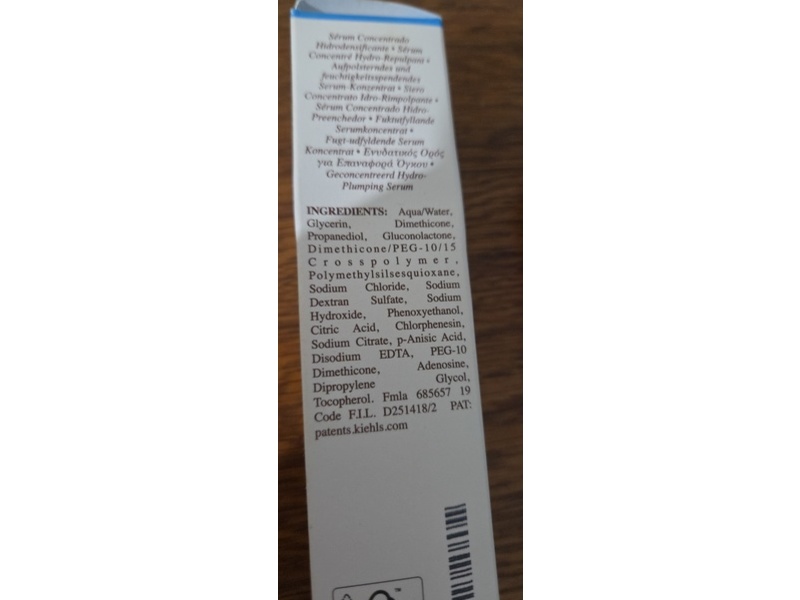 Kiehl's Advanced Derm Solutions Hydro-Plumping Serum Concentrate, 1.7 fl oz/50 mL