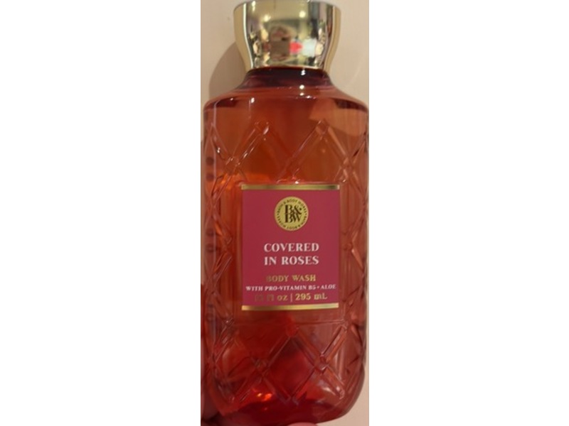 Bath & Body Works Body Wash, Covered In Roses, 10 fl oz/295 mL