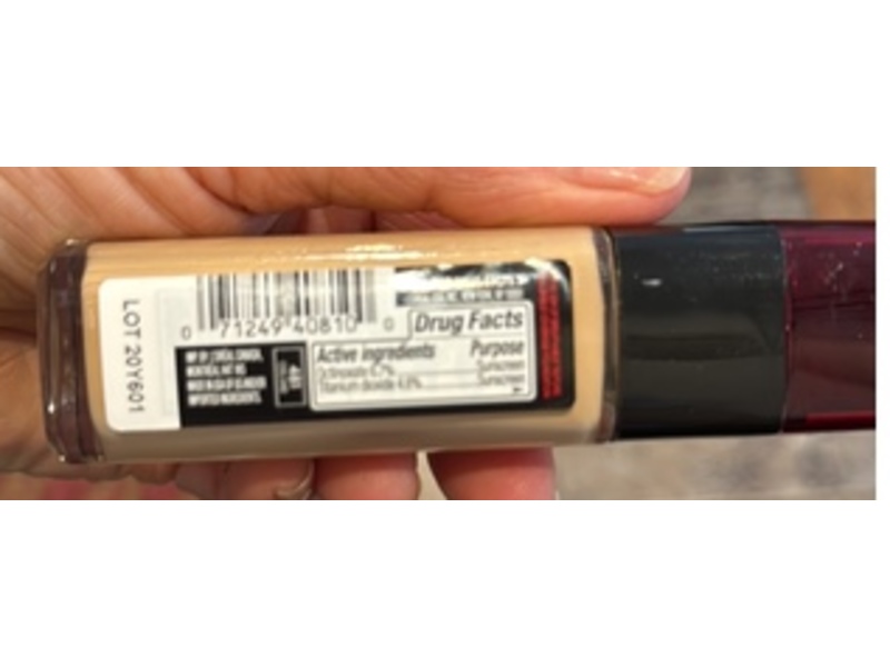 L'Oreal Paris Infallible Foundation Sunscreen, 481 Cool Sand, SPF 25, 1 fl oz/30 mL