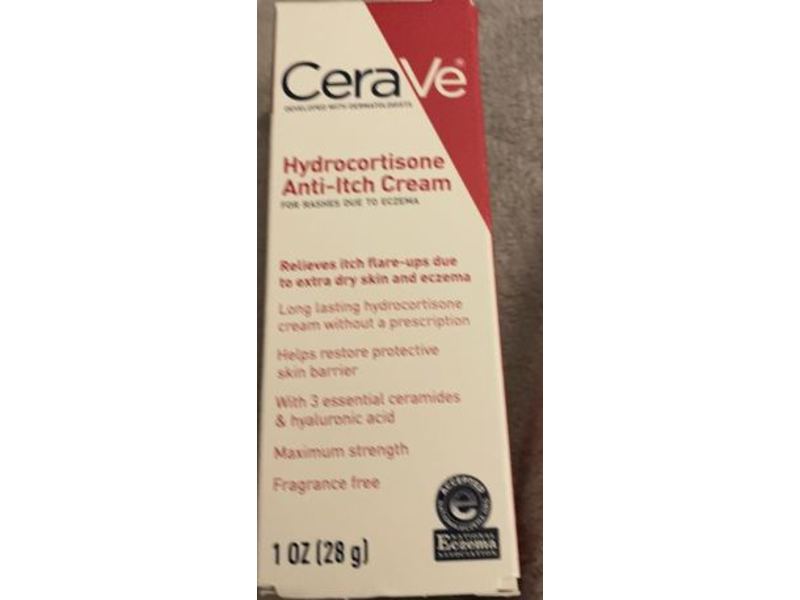 Cerave Hydrocortisone Anti-Itch Cream, 1 oz/28 g