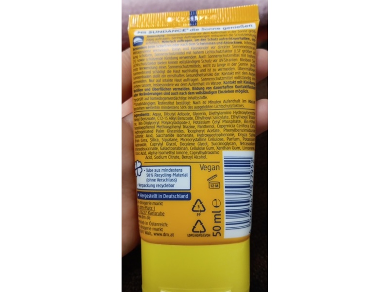 Dm Sundance Mattifying Facial Sunscreen Fluid, SPF 50, 50 mL