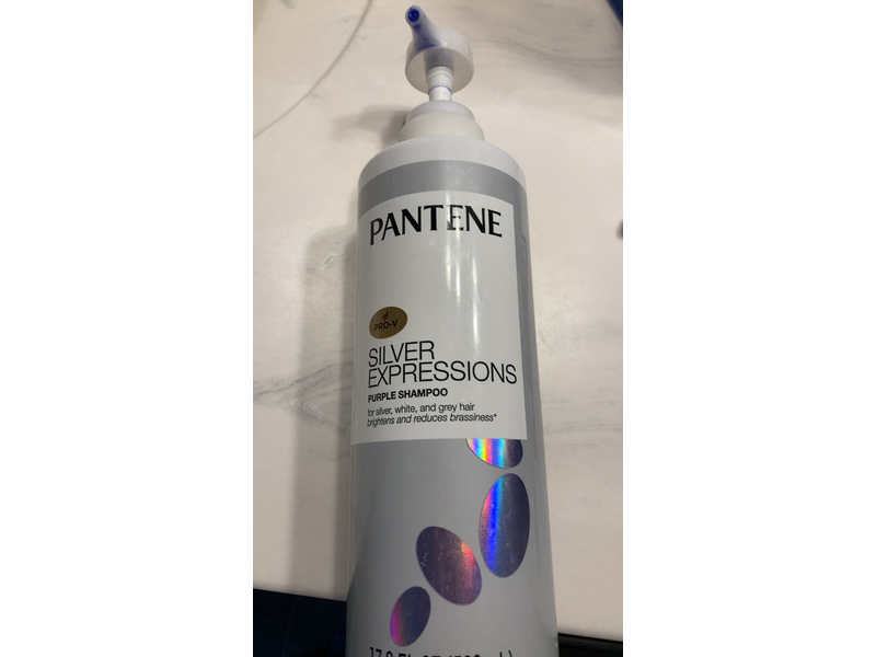 Pantene Pro-V Silver Expressions Purple Shampoo, 17.9 fl oz/530 mL