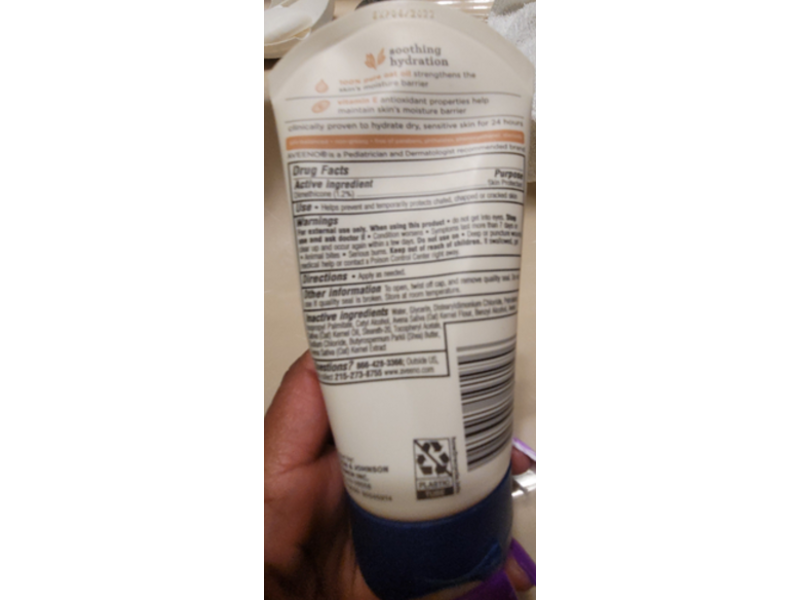 Aveeno Baby Soothing Hydration Creamy Oil, Oat Oil + Vitamin E, 5 oz/141 g