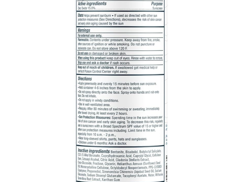 Oars + Alps 100% Mineral Antioxidant Sunscreen Spray, SPF 30, 6 fl oz/177 mL