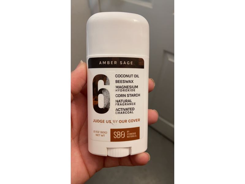Stinkbug Natural Amber Sage Charcoal Deodorant, 2.1 oz/60 g