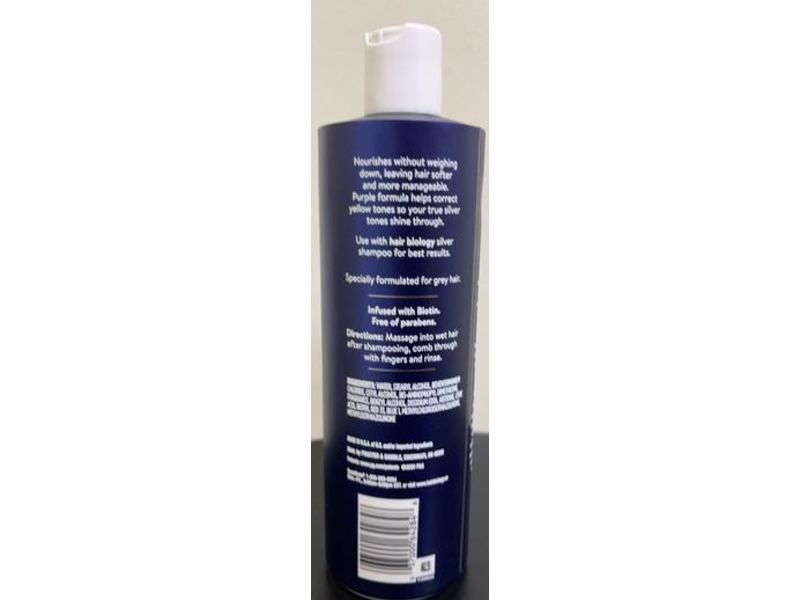 Hair Biology Silver & Glowing Conditioner, 12.8 fl oz/380 mL