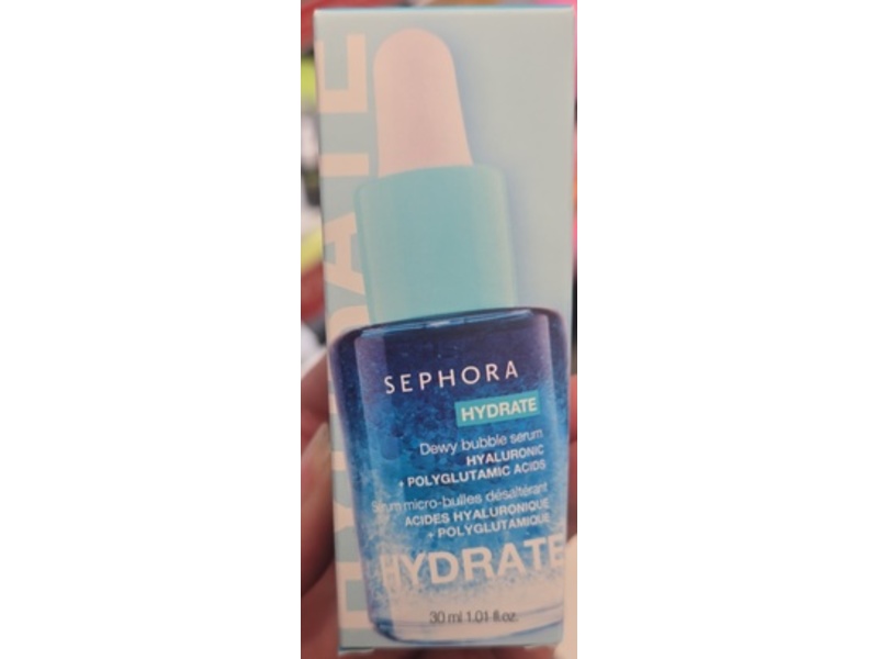 Sephora Collection Hydrate Dewy Bubble Serum, Hyaluronic + Polyglutamic Acids, 1.01 fl oz/30 mL