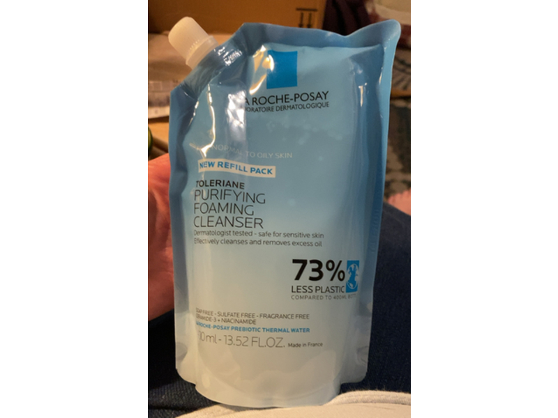 La Roche-Posay Toleriane Purifying Foaming Cleanser, 13.52 fl oz/400 mL