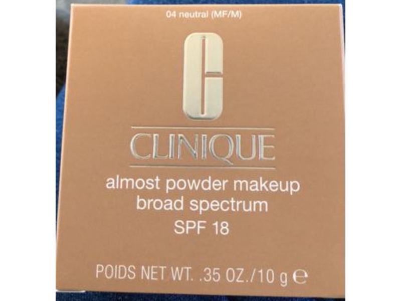 Clinique Almost Powder Makeup, SPF 18, Neutral 04, 0.35 oz/10 g