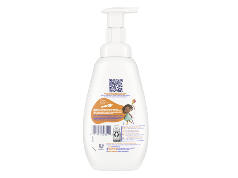 Dove I Am Thoughtful Caring & Fun! Foaming Body Wash, Coconut Cookie, 13.5 fl oz/400 mL, Pack Of 4
