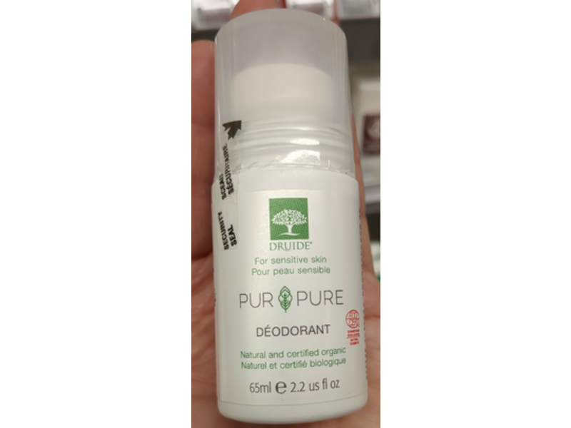 Druide Pur & Pure Deodorant, 2.2 fl oz/65 mL