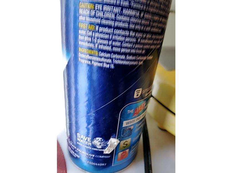 Ajax Powder Cleanser, Bleach, 21oz/595 g, Pack Of 2