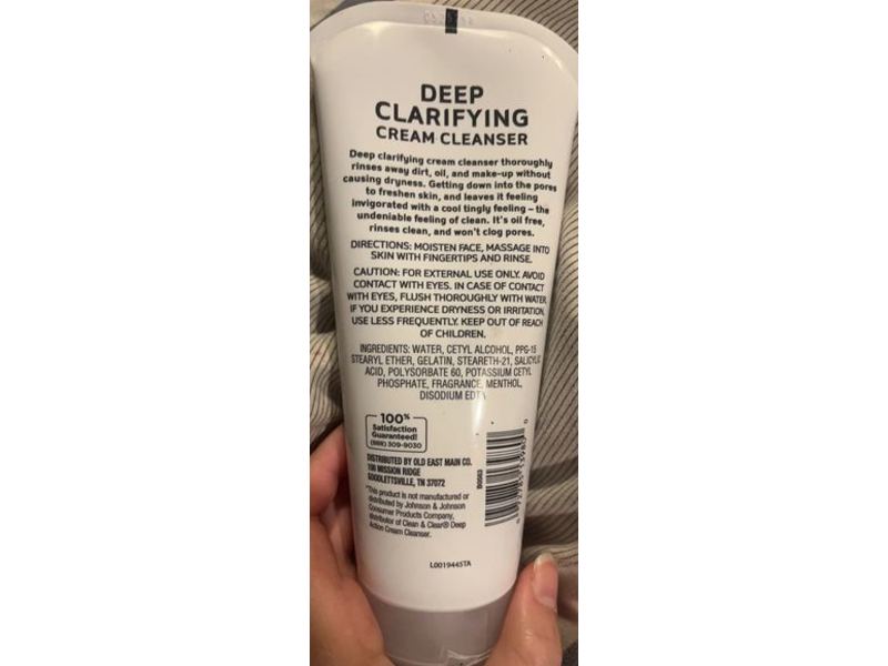 Studio Selection Deep Clarifying Cream Cleanser, oil free, 6.5 oz/184 g