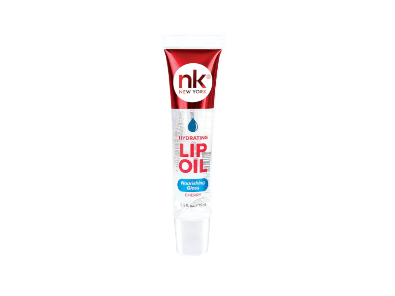 Nicka K New York Hydrating Lip Oil Nourishing Gloss, Cherry, 0.5 fl oz/15 mL, Pack Of 3