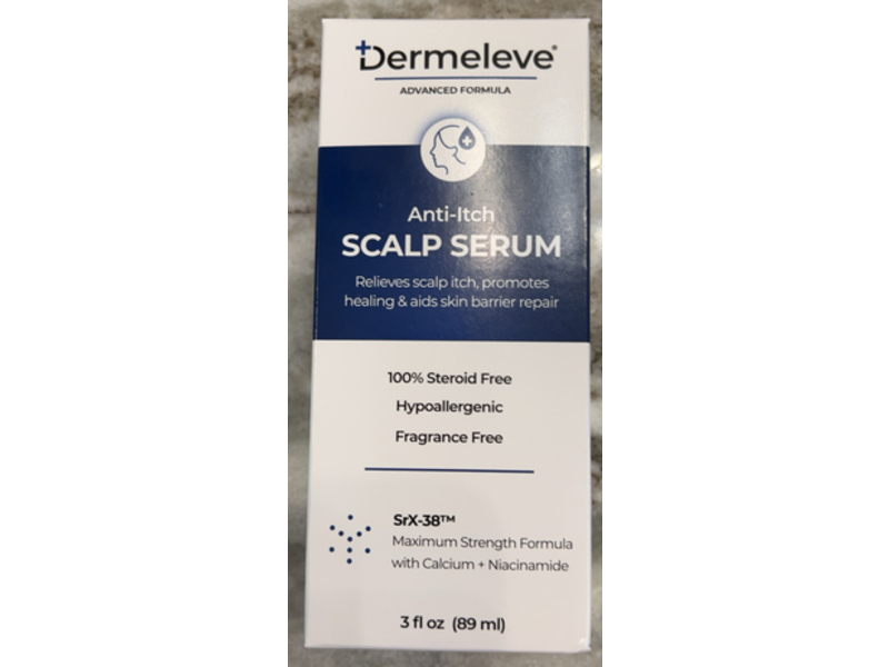 Dermeleve Anti-Itch Scalp Serum, 3 fl oz/89 mL