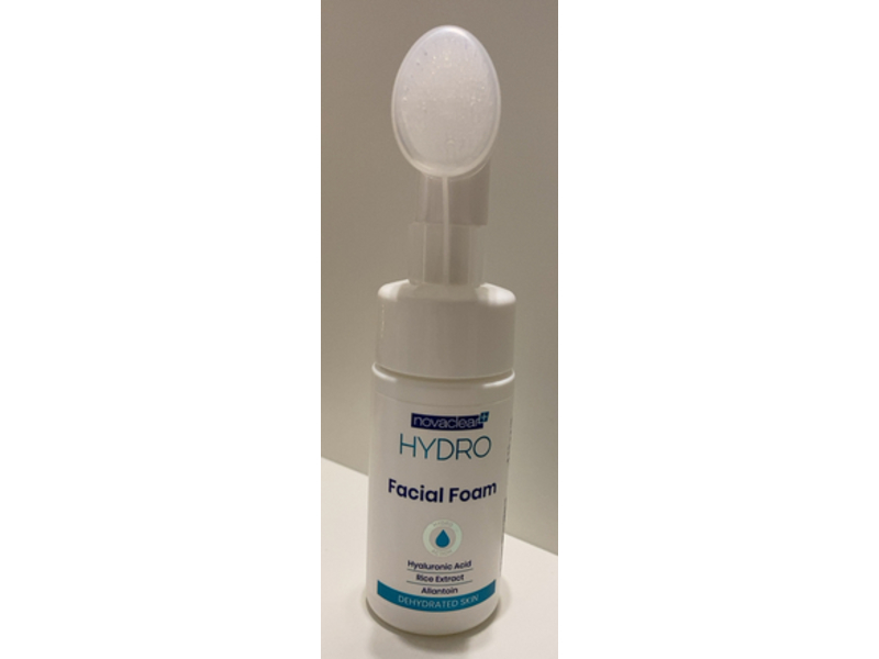 Novaclear Hydro Facial Foam, Hyaluronic Acid + Rice Extract + Allantoin, 3.38 fl oz/100 mL