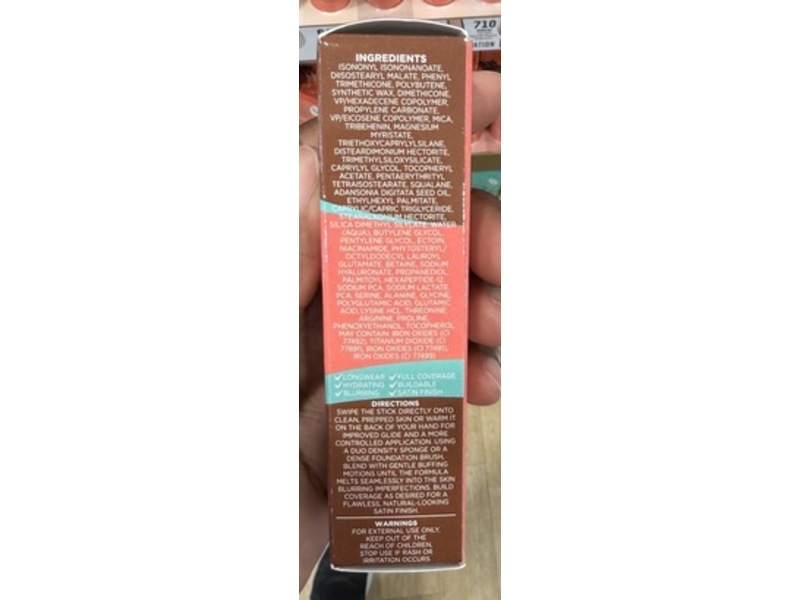 Juvia's Place I Am My Skin Hydra-Tint Foundation Stick, 6 Namibia, 0.35 oz/10 g