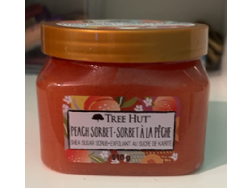 Tree Hut Shea Sugar Scrub, Peach Sorbet, 510 g