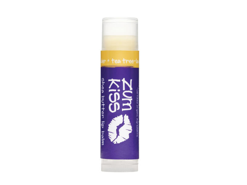 Zum Kiss Shea Butter Lip Balm, Tea Tree Lavender, 0.15 oz, Pack Of 3
