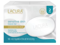 Lacura Sensitive Skin Beauty Bar, 4 oz/113 g, 2 Count - Image 2