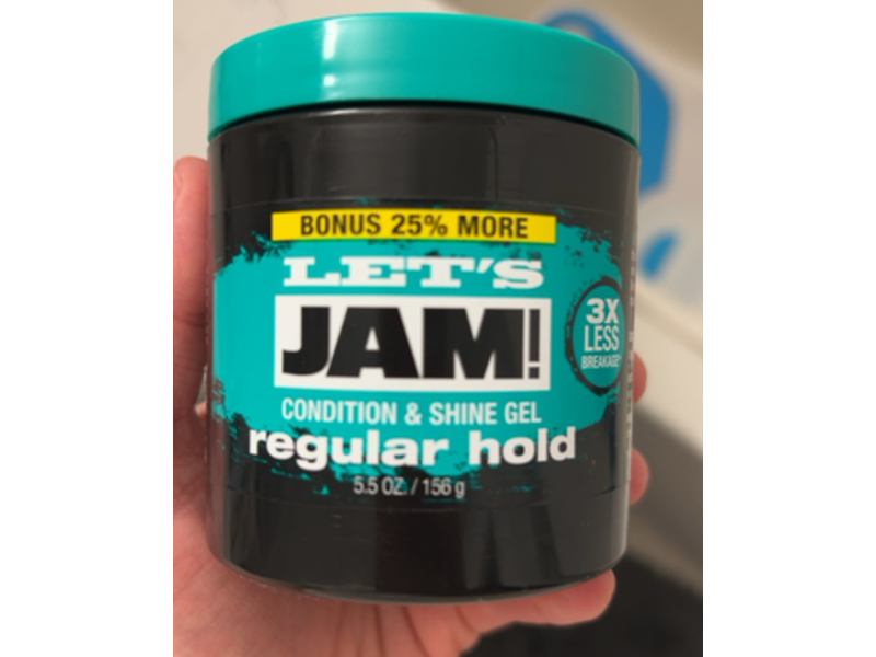 Softsheen Carson Let's Jam Condition And Shine Gel, Regular Hold, 5.5 fl oz/156 g
