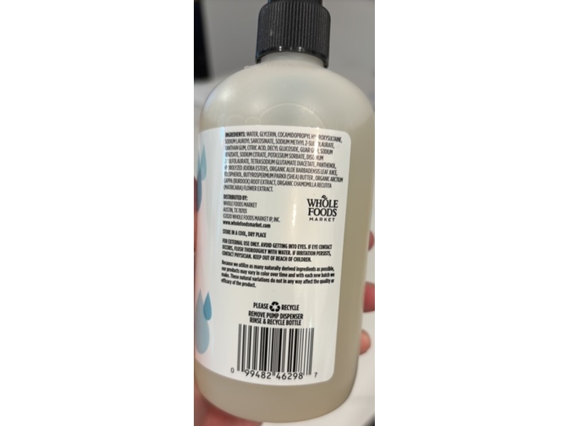 365 Liquid Hand Soap, Fragrance Free, 12.5 fl oz/370 m