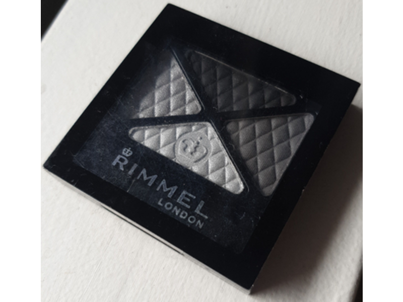 Rimmel London Glam Eyes Quad Eyeshadow, 001 Smokey Noir, 0.148 oz/4.2 g