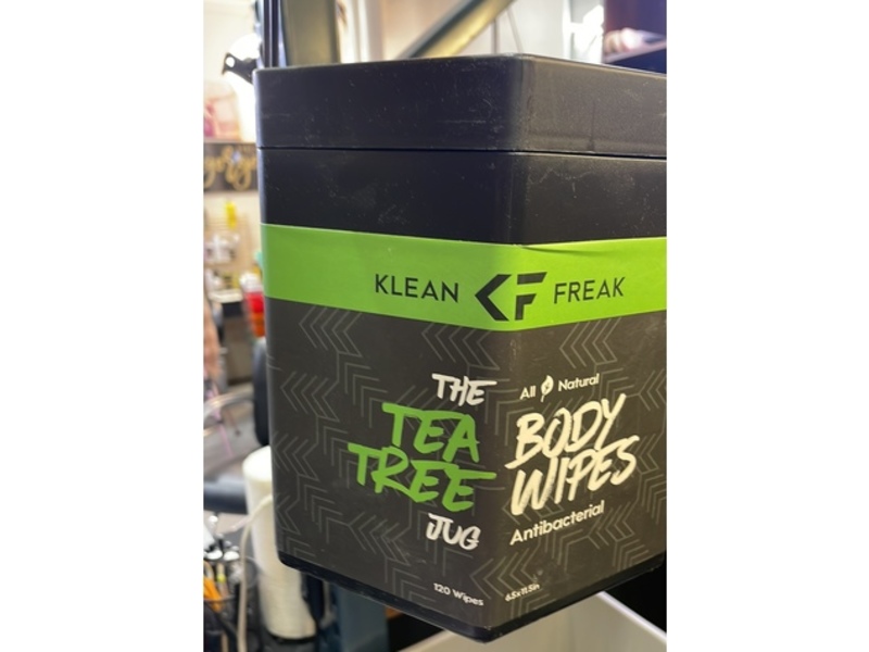 Klean Freak The Jug Tea Tree Antibacterial Body Wipes,120 Count