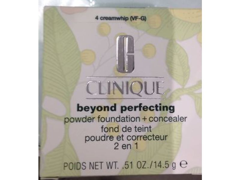 Clinique Beyond Perfecting Powder Foundation + Concealer, 4 Creamwhip, 0.51 oz/14.5 g