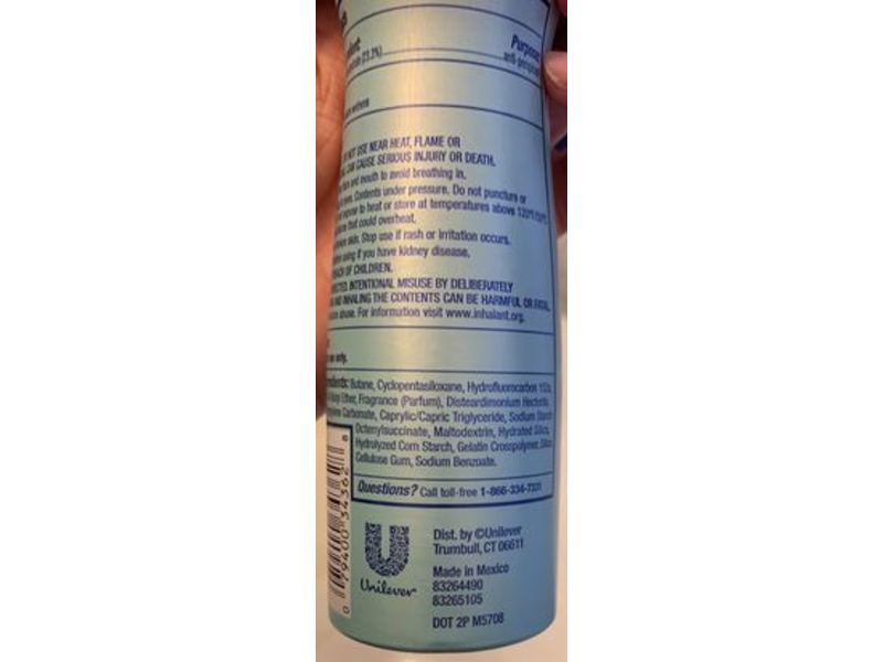 Degree Motionsense Anti-Perspirant Dry Spray, Sheer Powder, 3.8 oz/107 g