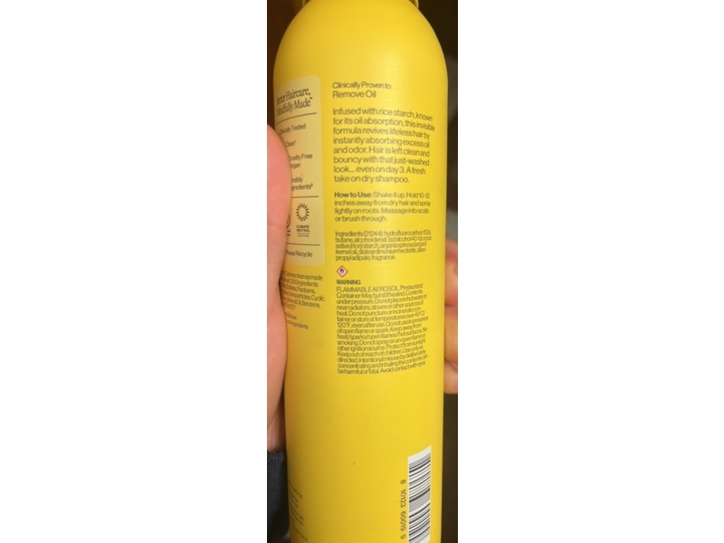 Eva NYC Freshen Up Invisible Dry Shampoo, Warm Vanilla Scent, 5.3 oz/189 mL
