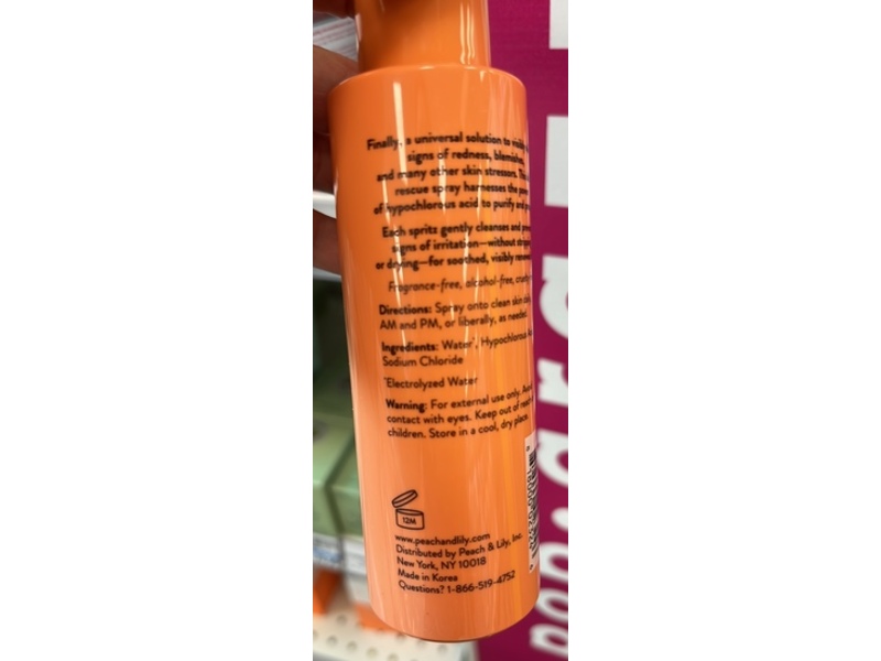 Peach Slices Fix All Recovery Spray, 4 fl oz/120 mL