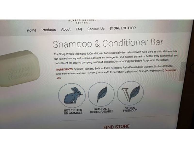 The Soap Works Shampoo & Conditioner Bar, 110 g