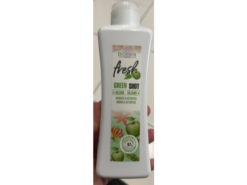 Biokera Fresh Natura Salerm Cosmetics, Green Shot Balsam, 10.3 oz/300 mL