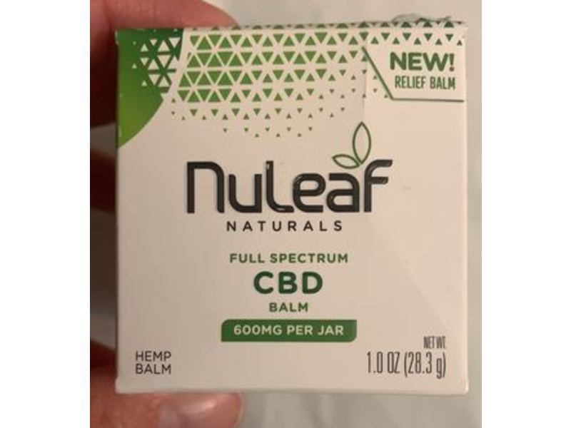Nuleaf Naturals Full Spectrum Cbd Balm, Hemp, 1 oz/28.3 g