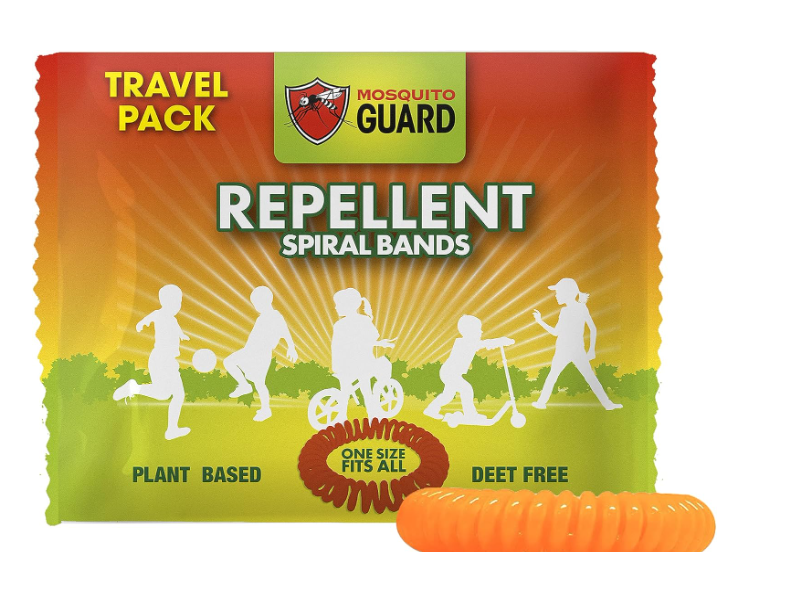 Mosquito Guard Kid's Spiral Repellent Bands, 1 Count, Pack Of 20